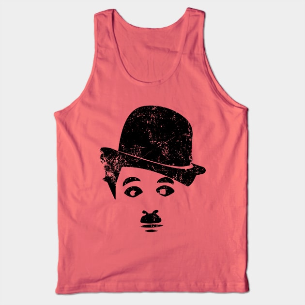 Sir Charlie chaplin face Tank Top by Aldebaran